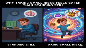 Why Taking Small Risks Feels Safer Than Standing Still