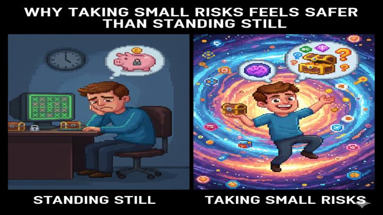 Why Taking Small Risks Feels Safer Than Standing Still 1 Why Taking Small Risks Feels Safer Than Standing Still